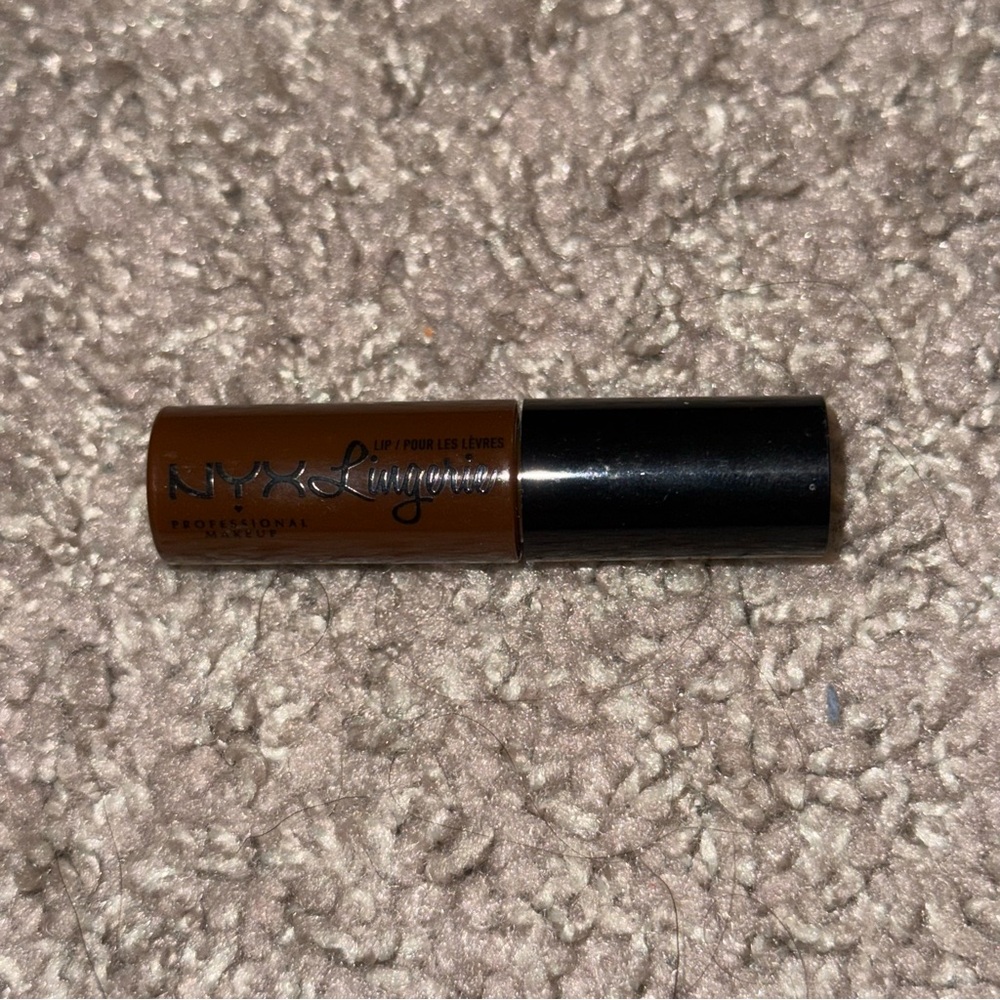 NYX Professional Makeup Lip Lingerie Liquid Lipstick - Deep Rooted - Mini Size